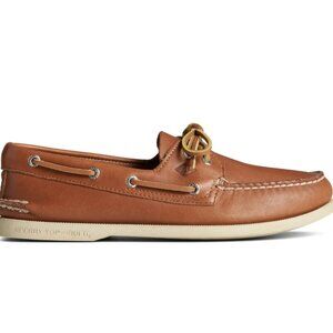 SPERRY Authentic Original™ 2-Eye Boat Shoe light brown leather mens W 9